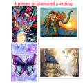 Pittura diamante a punto croce diamante animale carattere DIY